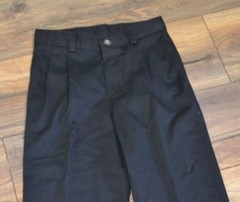 Chaps Boys Approved Schoolwear Size 10 Slim Black Pants Uniform Pant