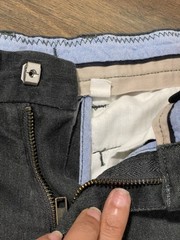 Gap kids gray stretch waist uniform pants size 10