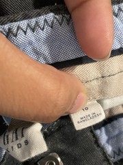 Gap kids gray stretch waist uniform pants size 10
