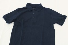 Authentic Galaxy By Harvic Boy’s S/S Pique Polo Shirt BE5 Navy Size 10 NWT