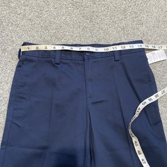 Lands End School Uniform Shorts Boys 10H Husky Navy Blue Flat Adjustable NEW