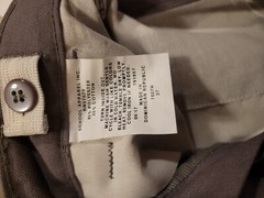 NWT A+ Easy Care Boys Grey School Uniform Pants Size 27×22.5 Husky Large 14