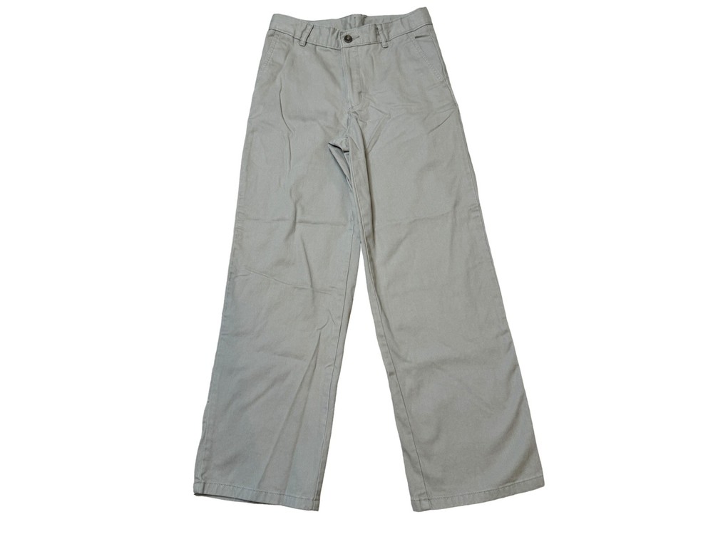 IZOD Boy’s Khaki Uniform Pants Size 10 Pleated EUC