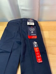 New Boy’s Chap’s School Approved Performance Pants Sz 5 in Navy Blue*