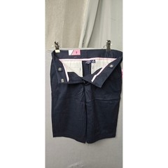 IZOD girls Navy Blue School Uniform Bermuda Shorts Slim Fit Size 16 Slim NEW