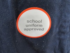 New Wonder Nation Flat Front Short Size 8 Blue School Uniform Approved