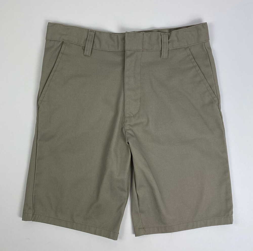American School Uniform Boys Size 12 Khaki Tan Shorts