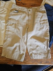 Lot Of 5 School Uniform Navy Khaki Shorts (Dockers, George, Old Navy, )