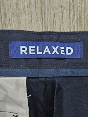 Boys 14 Husky Relaxed Navy Uniform Pants With Tags