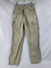 Cherokee Size 16 Cotton Boys Beige Pants Adjustable Waist Pockets – lot 2 styles