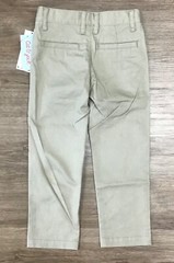 Boys’ School Uniform Straight Fit Stretch Chino Pants Vintage Khaki size 4,5