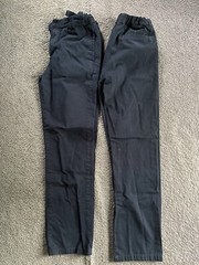 2 Pr Boys Navy school uniform pants-size 16R-