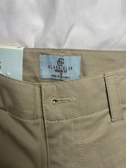 Class Club Boys Modern Fit Beige Uniform Shorts Size 10 Cotton Twill Stretch