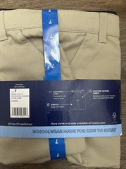 French Toast Youth Boy’s Khaki 2-Pack Performance Uniform Shorts Size 7 NEW