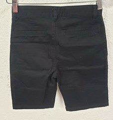 Essentials Boys’ Slim Uniform Chino Short, Black, 10 Slim