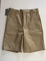NWT Authentic Galaxy School Uniform Youth Boy’s Khaki Pants Size 16 Flat Front