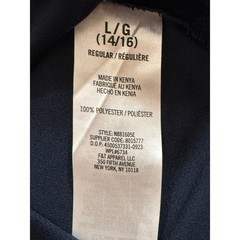 Nautica Boys School Uniform Performance Polo Shirt Navy Blue L 14/16 N881605E