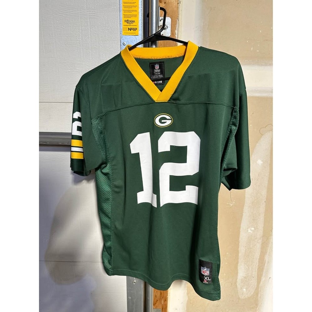 Youth NFL Green Bay Packers Aaron Rodgers #12 Jersey (Size Youth XL 18/20)