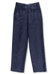 Rifle “Flannel” Pleated Pants (Prep Sizes 28″ – 32″) – navy, 29w x 31l