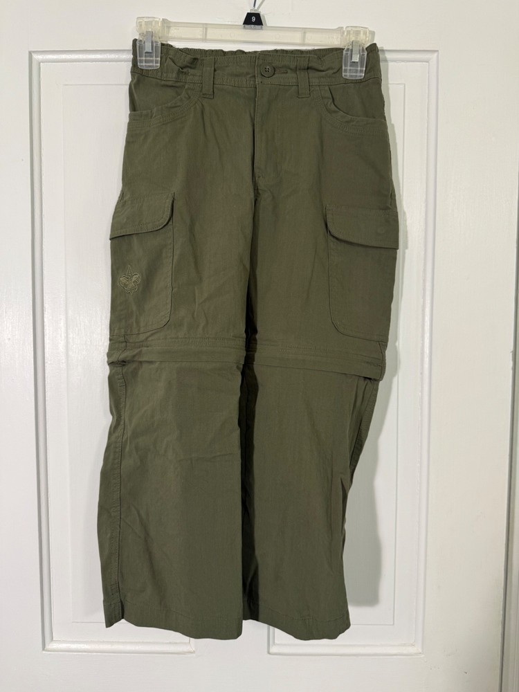 Youth 10 – Boy Scouts of America Switchbacks Uniform Pants Convertible Zip Off