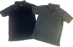CHAPS Approved Schoolwear~Lot of 2~Boy’s Short Sleeve Polo Shirts~Size S (8)