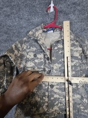 Propper Shirt Boys 6 Gray Digital Camo Military BDU Jacket Top Long Sleeve