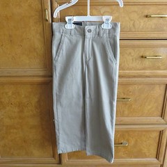Boys Chaps Khaki pants approved schoolwear size 4 reg brand new NWT $30.00