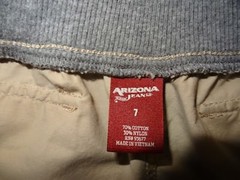 BOYS SIZE 7 NAVY BLUE PANTS & TAN KHAKI SHORTS **FREE SHIPPING**