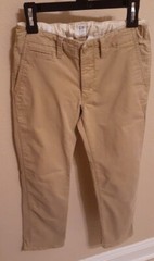 – L@@K – Boys Gap Kids Khaki School Uniform Pants Sz 10 Regular w/Adj Waist –