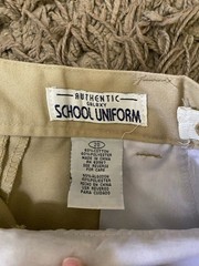 Set of 3 ~ NWT Authentic Galaxy School Uniform Boys Size 20 Pants Tan Pockets
