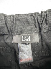 Next Black Jean Style Slim Waist School Uniform Pants Boys Size 5 Years NEW