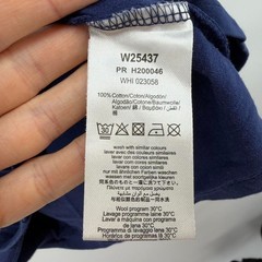 The Marc Jacobs Long Sleeve Logo T-Shirt Blue White Colorblock Youth 12Y