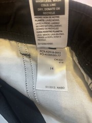 Signature by Levi Strauss Uniform Pants, Boy’s Size 14 Reg