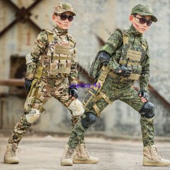 Children’s Spring Autumn Camouflage Suit Special Forces Tactic Training Uniform