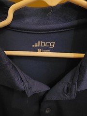 Boys BCG Polo Mesh School Uniform Top. Size M 10/12