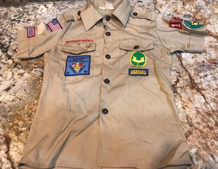OFFICIAL BOY SCOUTS OF AMERICA TAN UNIFORM SHIRT – Youth Boys Medium