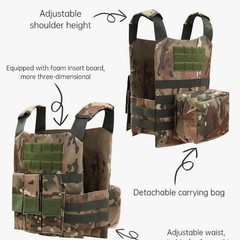 Tactical Military Uniform Boys Sz 130 MEDIUM Shirt Pants Suit Vest Backpack Set