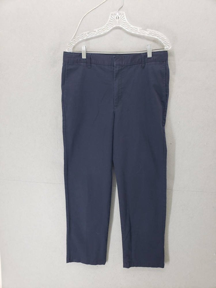 Flynn O’Hara Pants Boys 16H Uniform Flat Front School Classic Poly Blend
