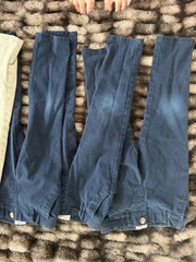Toddler Boys 4T School Uniform Pants Lot of 6 Cat & Jack Navy Khaki Pull-On
