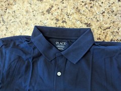 Children’s Place Kids Uniform Pique Polo Nautico Navy Blue size XXXL (18 Husky)