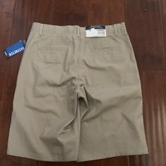 Nautica Boys’ School Uniform Performance Short Khaki Size 12 Husky