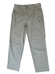 Lands’ End Boy’s Khaki Chino Uniform Pants Size 16 GUC