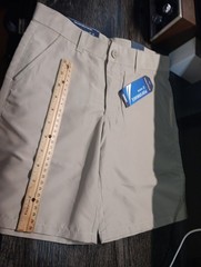 Nautica Boys School Uniform 10 Regular Khaki Adjustable Waist