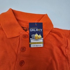 Authentic Galaxy by Harvic School Uniforms Orange Short Sleeve Polo Shirt Size 4