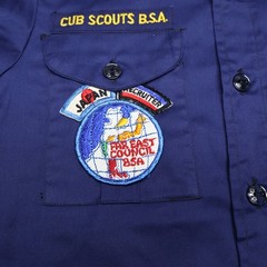 Boy Scouts of America Shirt Youth Medium Japan Recruiter Patches RARE VTG