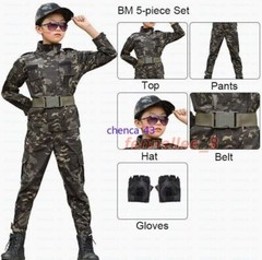 Children’s Spring Autumn Camouflage Suit Special Forces Tactic Training Uniform