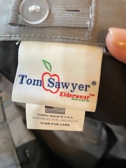 Tom Sawyer Boys Husky Pleated Uniform Shorts Gray Size 30 NWT