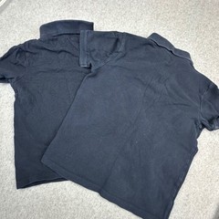 Old Navy Boys Navy Blue Short Sleeve Polo Shirts Lot of 2 Size 4T School Uniform