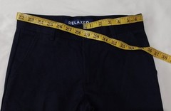 French Toast Boys Uniform Straight Adjustable Waist Relax Pants 10 Blue ~ Used