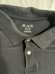 Children’s Place Boys Uniform Pique Polo – Black